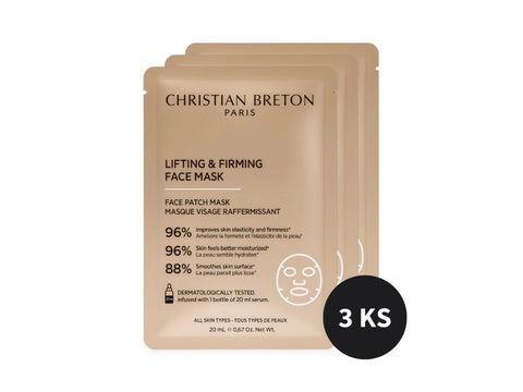 3× Lifting & Firming Face Masks – Ліфтингові колагенові маски для миттєвого зміцнення шкіри