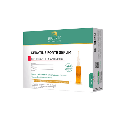 Keratine Forte Serum Anti-Chute – Сыворотка против выпадения волос для поддержки роста и густоты