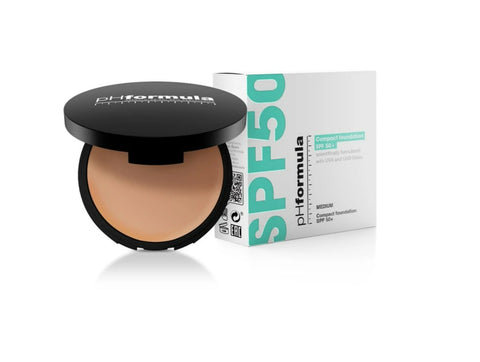 Kompaktní make-up SPF 50+ — Компактный тональный крем SPF 50+.